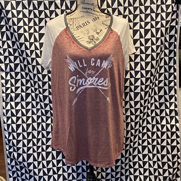 “Will Camp for Smores” tee - Picture 2 of 3